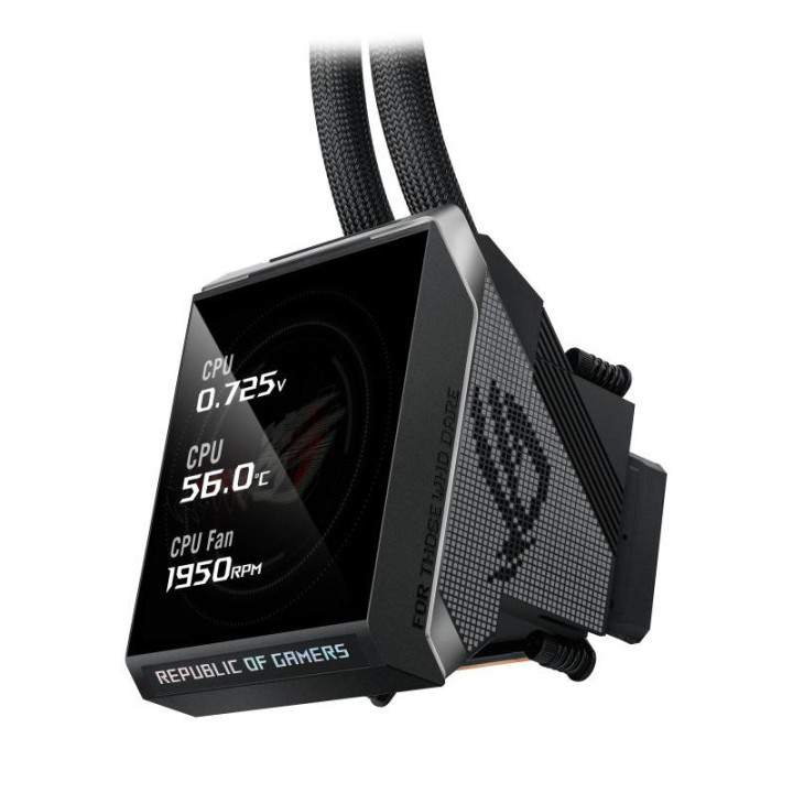 ASUS ROG Strix SLC IV 360 ARGB LCD Processeur Kit de refroidissement du liquide 12 cm Noir 1 pièce(s) 