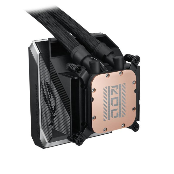 ASUS ROG Strix SLC IV 360 ARGB LCD Processeur Kit de refroidissement du liquide 12 cm Noir 1 pièce(s) 
