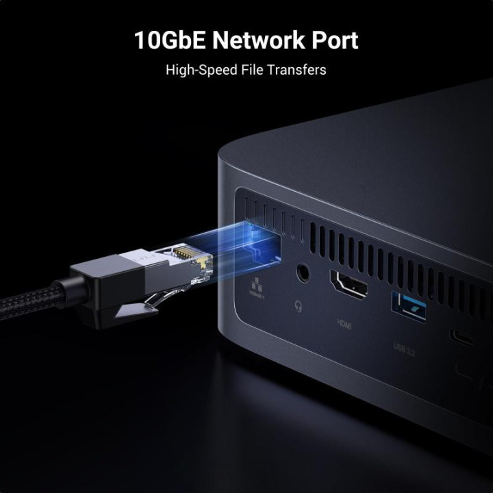 Ugreen DXP480T Plus NAS Bureau Intel® Core? i5 8 Go DDR5 Gris 