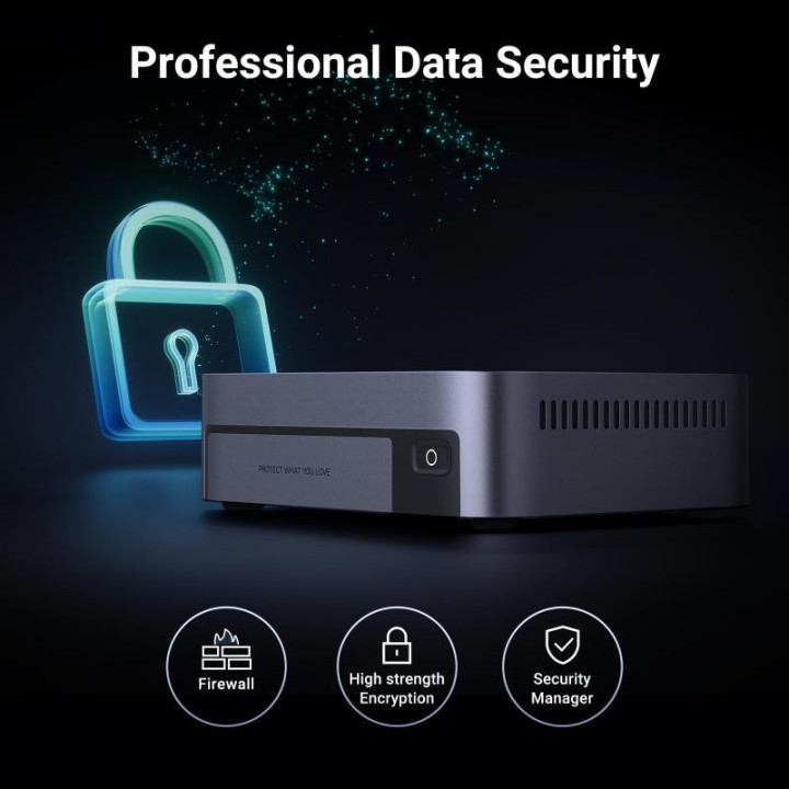 Ugreen DXP480T Plus NAS Bureau Intel® Core? i5 8 Go DDR5 Gris 