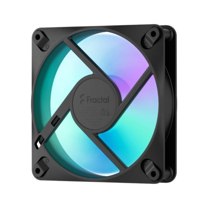Fractal Design Dynamic 3 ? 12 Reverse Boitier PC Ventilateur 12 cm Noir 1 pièce(s) 