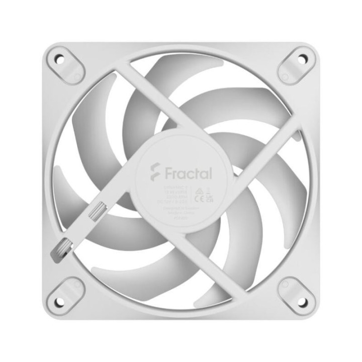 Fractal Design Dynamic 3 ? 12 Reverse Boitier PC Ventilateur 12 cm Blanc 1 pièce(s) 