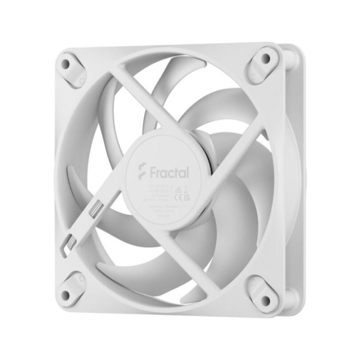 Fractal Design Dynamic 3 ? 12 Reverse Boitier PC Ventilateur 12 cm Blanc 1 pièce(s) 