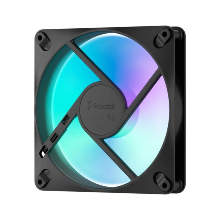 Fractal Design Dynamic 3 ? 14 3-Pack Black RGB Boitier PC Ventilateur 14 cm Noir 1 pièce(s) 