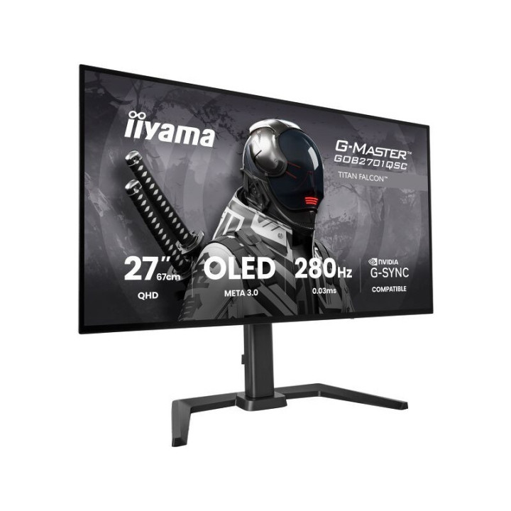 iiyama G-MASTER 27""W LCD QHD Gaming META 3.0 OLED 280 écran plat de PC 68,6 cm (27") 2560 x 1440 pixels Noir 