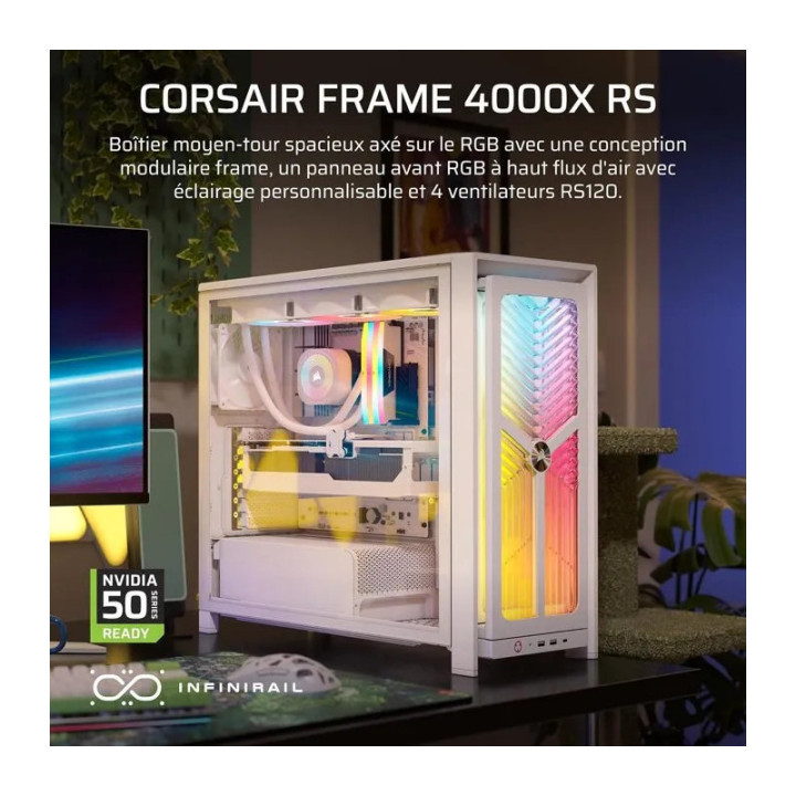 CORSAIR FRAME 4000X  RS, WHITE 