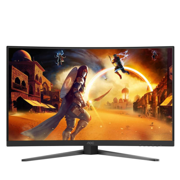 AOC G4 C32G4Z écran plat de PC 80 cm (31.5") 1920 x 1080 pixels Full HD LCD Noir, Rouge 