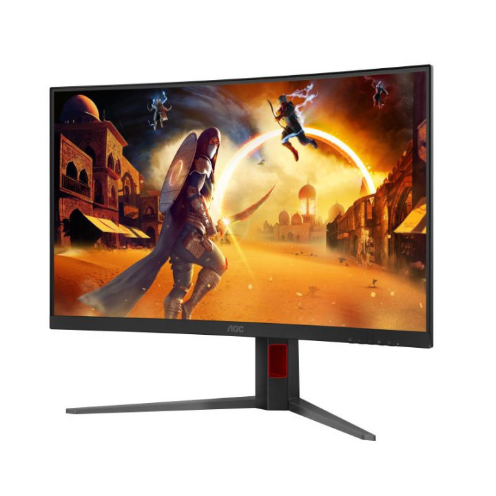 AOC G4 C32G4Z écran plat de PC 80 cm (31.5") 1920 x 1080 pixels Full HD LCD Noir, Rouge 