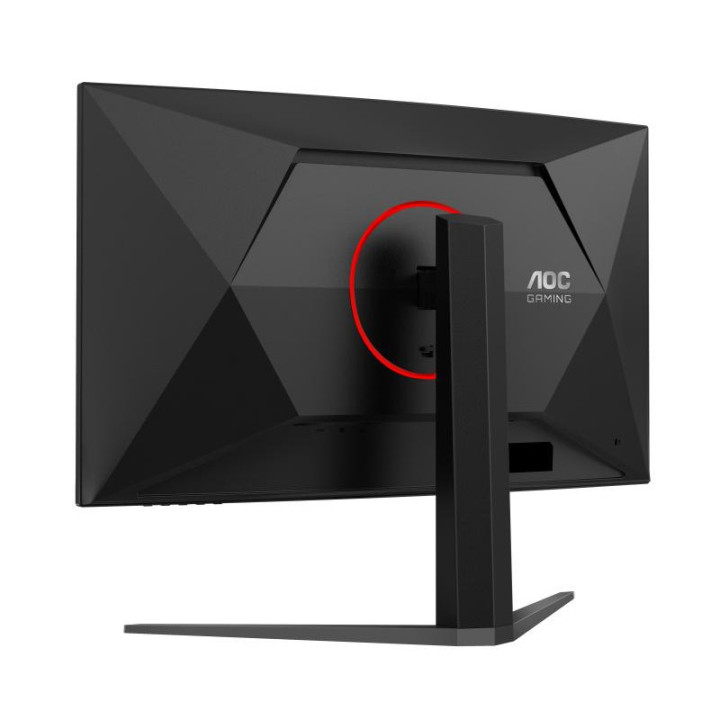 AOC G4 C32G4Z écran plat de PC 80 cm (31.5") 1920 x 1080 pixels Full HD LCD Noir, Rouge 