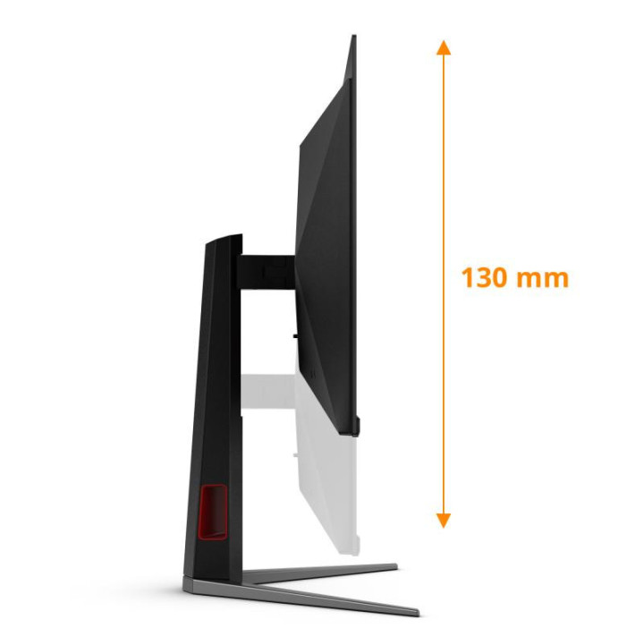 AOC G4 Q27G4ZD écran plat de PC 67,3 cm (26.5") 2560 x 1440 pixels Quad HD QD-OLED Noir, Rouge 