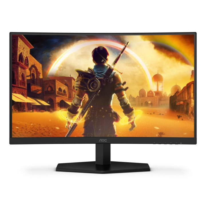 AOC G4 23.6" VA FHD 180Hz écran plat de PC 59,9 cm (23.6") 1920 x 1080 pixels Full HD LCD Noir, Rouge 
