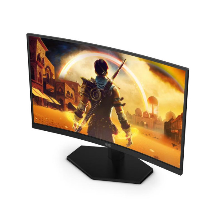 AOC G4 23.6" VA FHD 180Hz écran plat de PC 59,9 cm (23.6") 1920 x 1080 pixels Full HD LCD Noir, Rouge 
