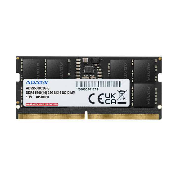 ADATA Premier module de mémoire 16 Go 1 x 16 Go DDR5 262-pin SO-DIMM ECC 