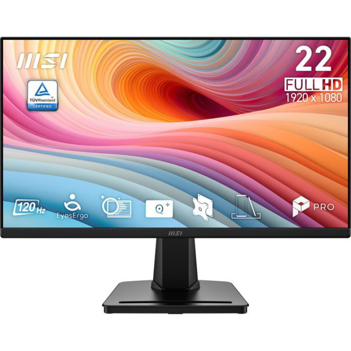 MSI PRO MP225 E12VL écran plat de PC 54,5 cm (21.4") 1920 x 1080 pixels Full HD Noir 