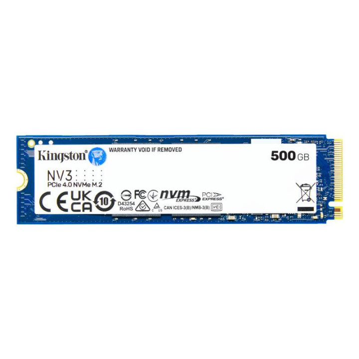 KINGSTON SSD NV3 500G M.2 NVMe PCIe 4.0 *SNV3S/500G 