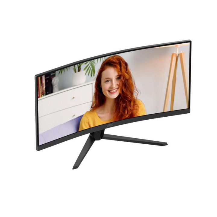 AOC B3 CU34B3E écran plat de PC 86,4 cm (34") 3440 x 1440 pixels Wide Quad HD LED Noir 