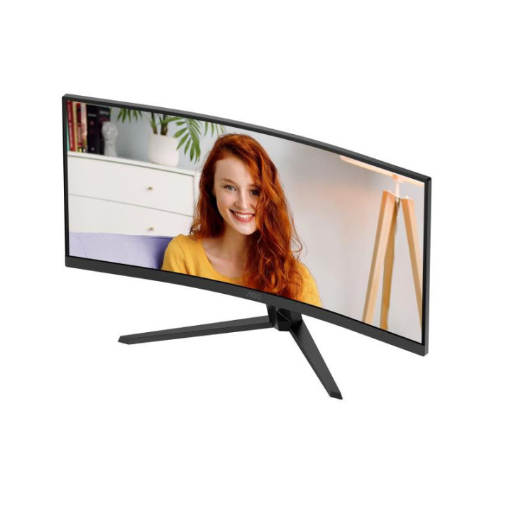 AOC B3 CU34B3E écran plat de PC 86,4 cm (34") 3440 x 1440 pixels Wide Quad HD LED Noir 