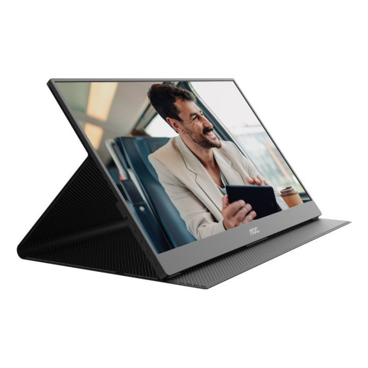 AOC 16T20E2 téléviseur et moniteur portables Moniteur portable Noir 39,6 cm (15.6") LED 1920 x 1080 pixels 
