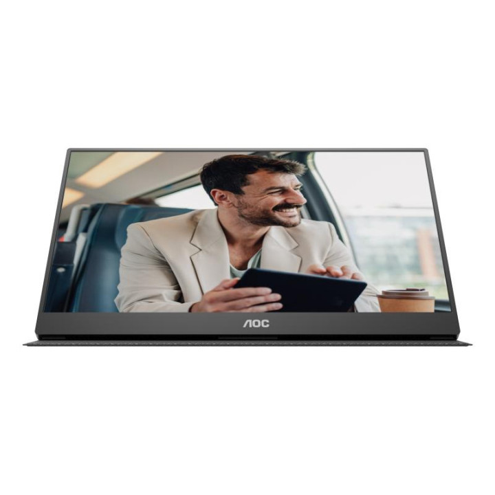 AOC 16T20E2 téléviseur et moniteur portables Moniteur portable Noir 39,6 cm (15.6") LED 1920 x 1080 pixels 