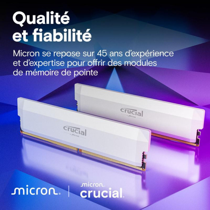 Crucial Pro CP2K32G64C40U5W module de mémoire 64 Go 2 x 32 Go DDR5 288-pin DIMM 
