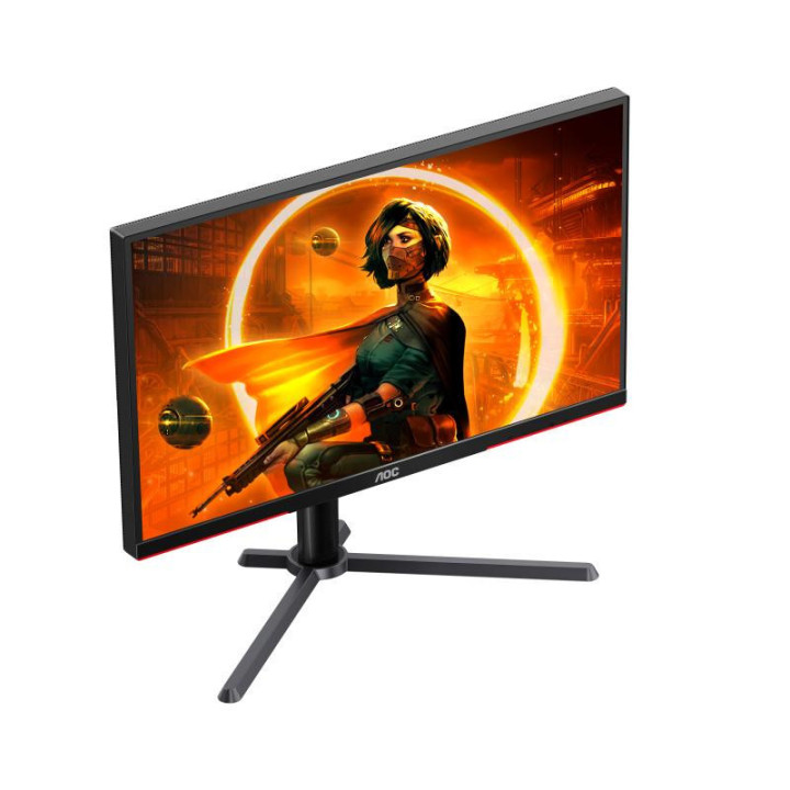 AOC G3 Q27G3XMN/BK écran plat de PC 68,6 cm (27") 2560 x 1440 pixels 2K Ultra HD LED Noir, Rouge 