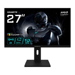 GIGABYTE G27Q3 Moniteur Gaming 27? 2K QHD - 2560 x 1440, 320Hz, 1ms, 350 cd/m², FreeSync Premium, Display HDR400, HDMI 2.0, Disp