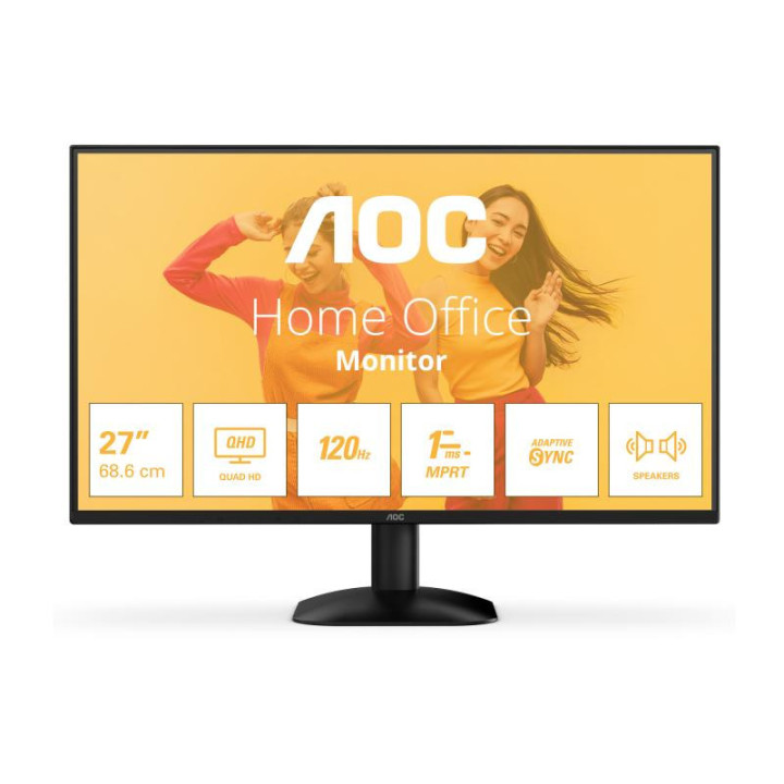 AOC B3 Q27B35S3 écran plat de PC 68,6 cm (27") 2560 x 1440 pixels Quad HD LED Noir 