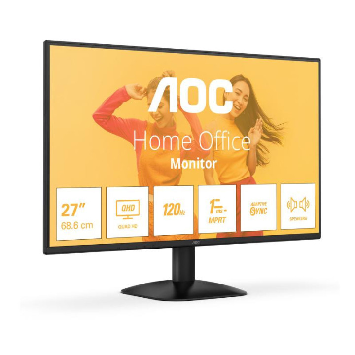 AOC B3 Q27B35S3 écran plat de PC 68,6 cm (27") 2560 x 1440 pixels Quad HD LED Noir 