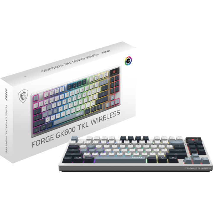 MSI FORGE GK600 TKL W SKY FR 