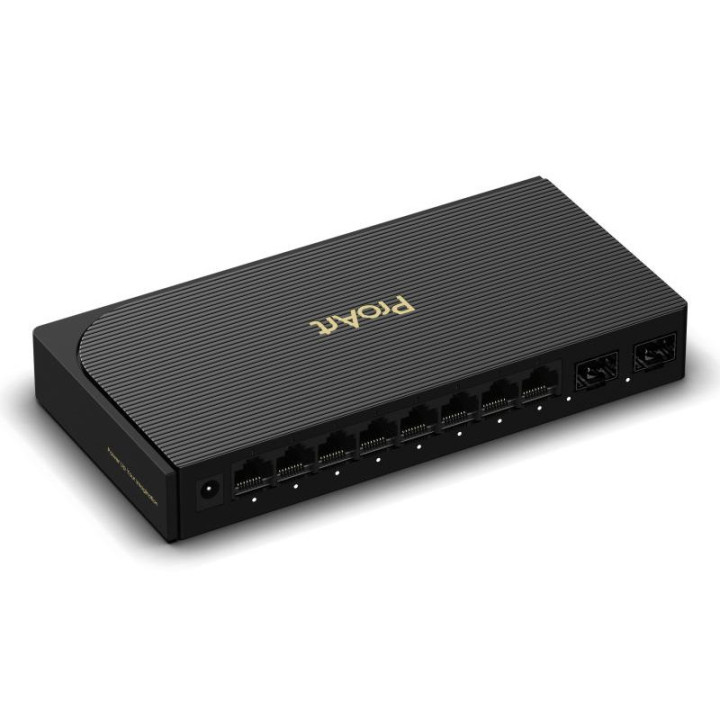 ASUS ProArt Switch PQG-U1080 Non-géré 2.5G Ethernet (100/1000/2500) Noir 