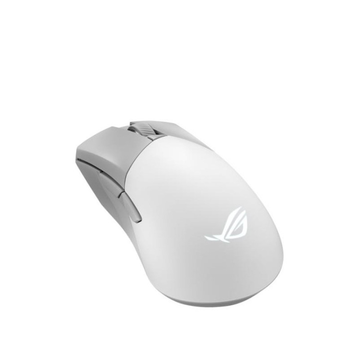 ASUS ROG Gladius III Wireless Aimpoint White souris Jouer Droitier RF Wireless + Bluetooth + USB Type-A Optique 36000 DPI 