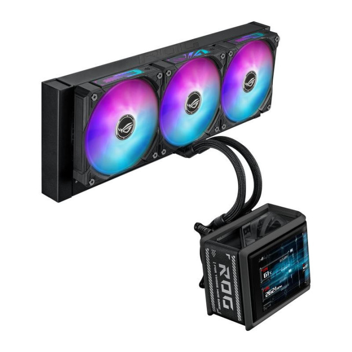ASUS ROG Ryuo IV SLC 360 ARGB Processeur Refroidisseur de liquide tout-en-un 12 cm Noir 