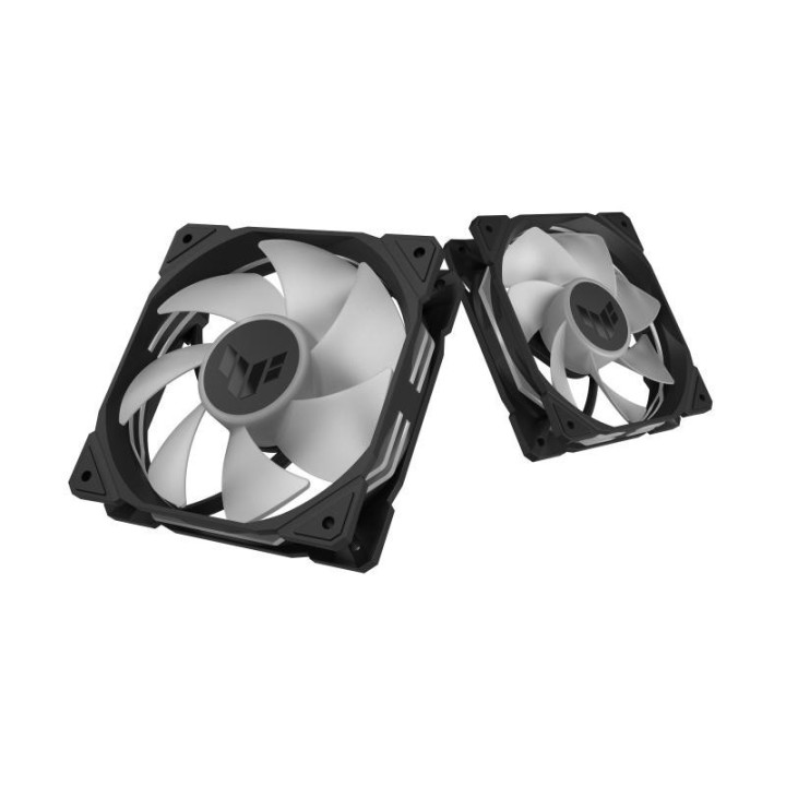 ASUS TUF Gaming TR120 ARGB Reverse Fan - Triple Pack Boitier PC Ventilateur 12 cm Noir 