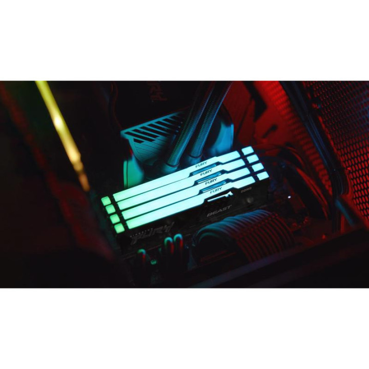 Kingston Technology FURY Beast 64 Go 6000 MT/s DDR5 CL36 DIMM (Kits de 2) RGB EXPO 