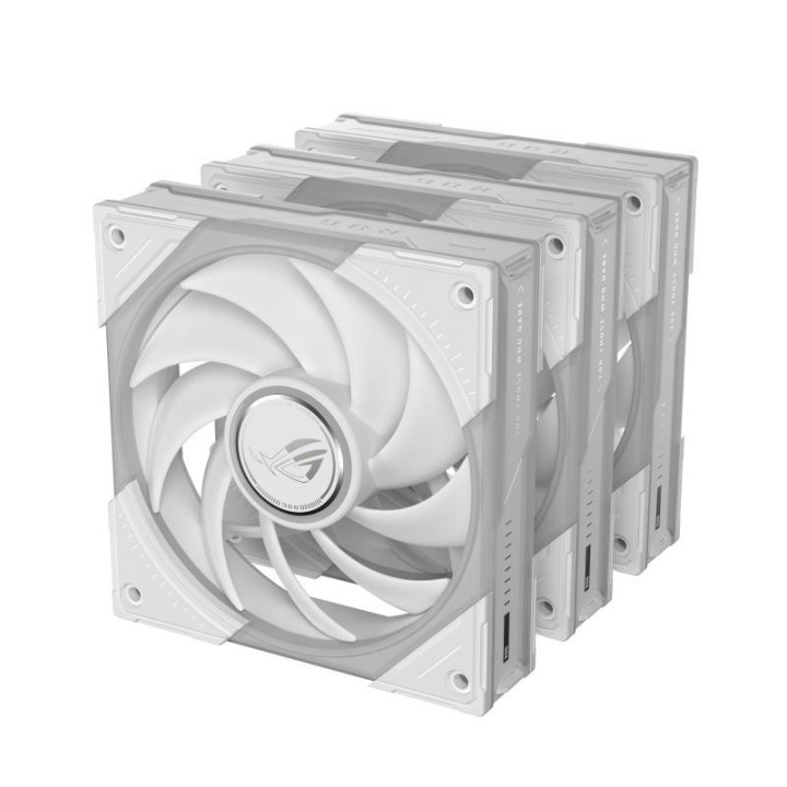 ASUS ROG Eurux GR120 ARGB Fan White Triple Pack Boitier PC Ventilateur 12 cm Blanc 3 pièce(s) 
