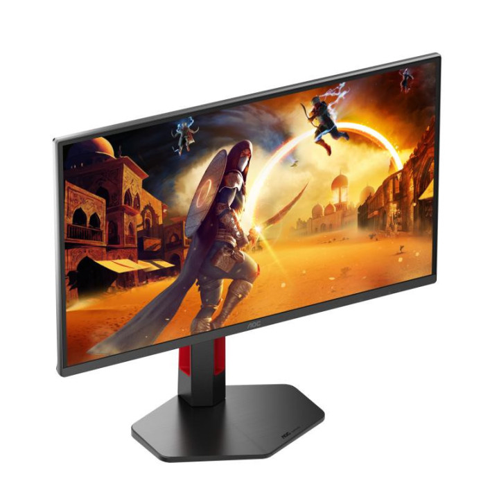 AOC G4 Q25G4SR écran plat de PC 62,2 cm (24.5") 2560 x 1440 pixels Quad HD LED Noir, Rouge 
