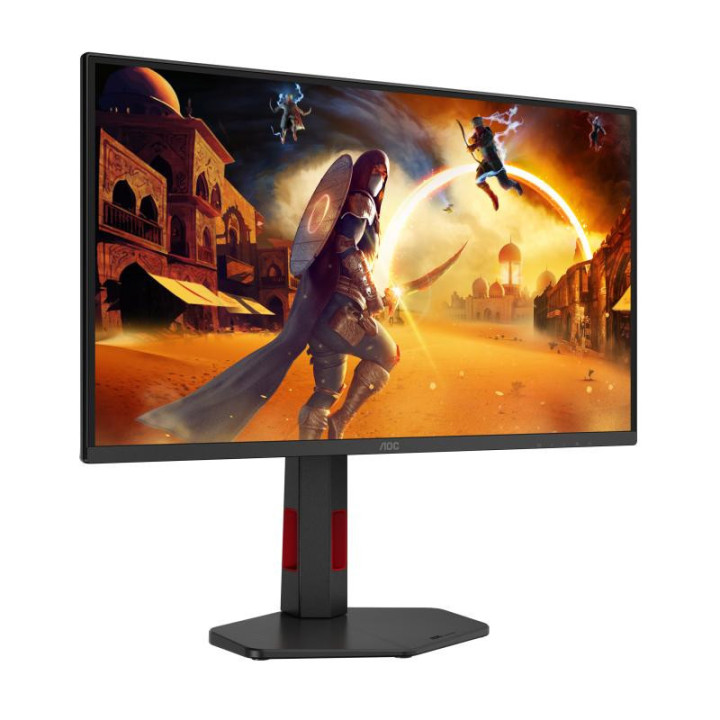 AOC G4 Q25G4SR écran plat de PC 62,2 cm (24.5") 2560 x 1440 pixels Quad HD LED Noir, Rouge 