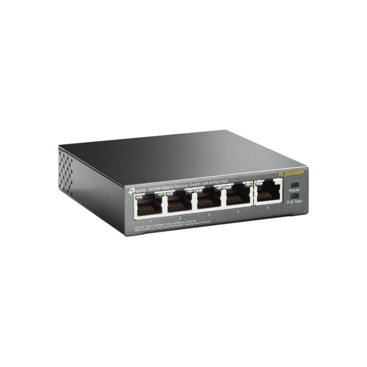 TP-LINK TL-SG1005P - Switch de bureau 5 ports Gigabit avec 4 ports PoE 