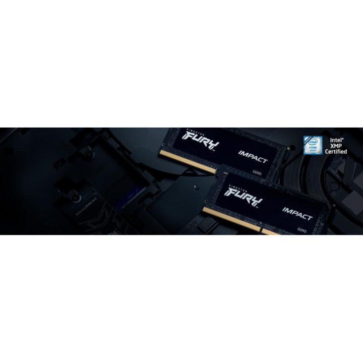 Kingston Technology FURY DDR5 SODIMM Impact PnP CL40 64 Go 5 600 MT/s (Kit de 2) 