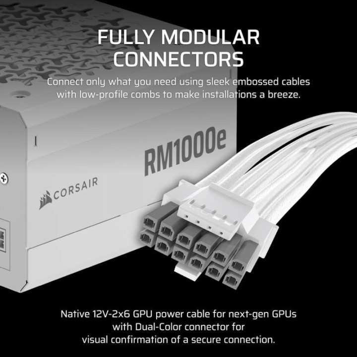 CORSAIR RMe White Series, RM1000e White 