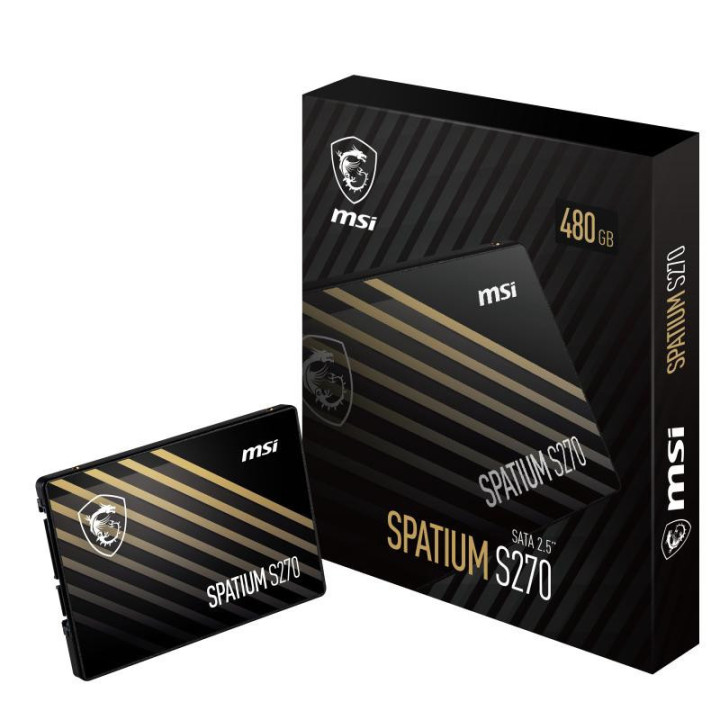 MSI Spatium S270 SATA 2.5 480GB 480 Go 2.5" Série ATA III 3D NAND 