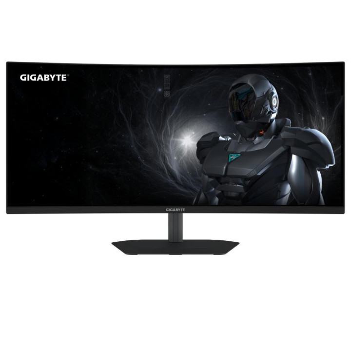 GIGABYTE G34WQC2 Moniteur Gaming Incurvé 34? WQHD - 3440 x 1440, 1500R, 200Hz, 1ms, 450 cd/m², AMD FreeSync Premium, DisplayHDR 