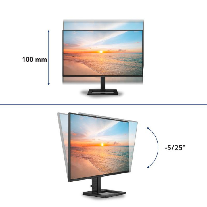 Philips 1000 series 27E1N1600AE/00 écran plat de PC 68,6 cm (27") 2560 x 1440 pixels Quad HD LCD Noir 