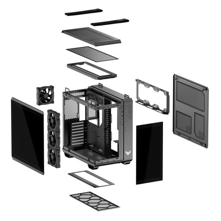 ASUS TUF GAMING GT502 HORIZON TG ARGB BLACK 