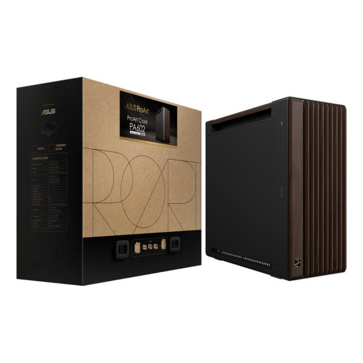 ASUS PROART PA602 WALNUT WOOD METAL PWM MODERN BLACK 