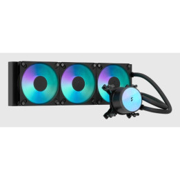 Fractal Design Radius 360 RGB Black Processeur Refroidisseur de liquide tout-en-un 12 cm Noir 1 pièce(s) 