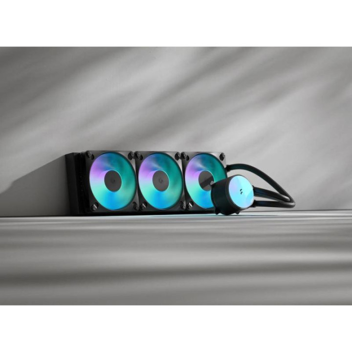 Fractal Design Radius 360 RGB Black Processeur Refroidisseur de liquide tout-en-un 12 cm Noir 1 pièce(s) 