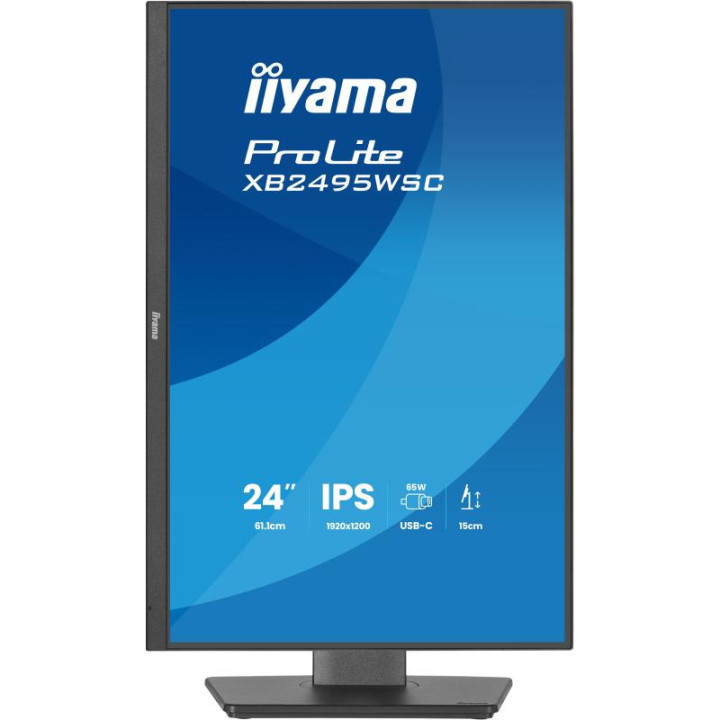 iiyama ProLite XB2495WSC-B1 écran plat de PC 61,2 cm (24.1") 1920 x 1200 pixels WUXGA LED Noir 