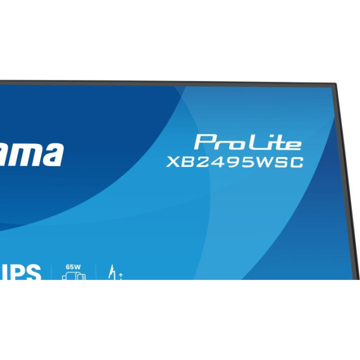 iiyama ProLite XB2495WSC-B1 écran plat de PC 61,2 cm (24.1") 1920 x 1200 pixels WUXGA LED Noir 