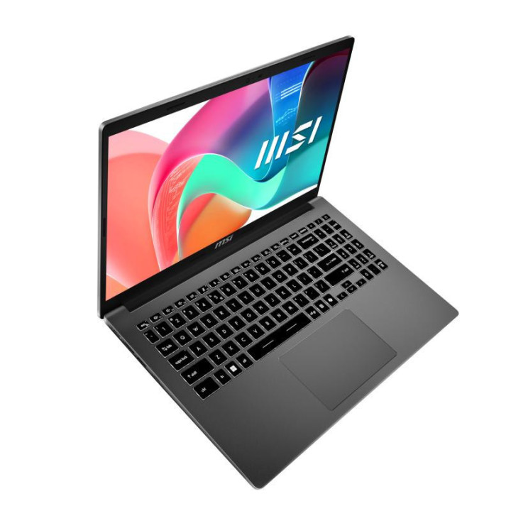 MSI Modern 15 F1MG-1246FRNN Intel Core 5 120U Ordinateur portable 39,6 cm (15.6") Full HD 16 Go DDR4-SDRAM 512 Go SSD Wi-Fi 6E (